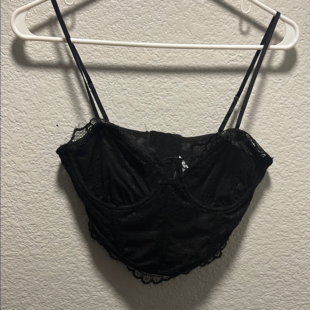 Forever 21 Black Lace Bra Intimates